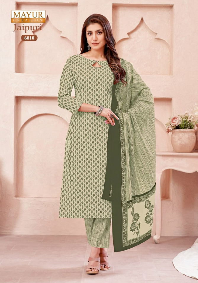 Mayur Jaipuri Vol 6 Daily Wear Cotton Dress Material Catalog
